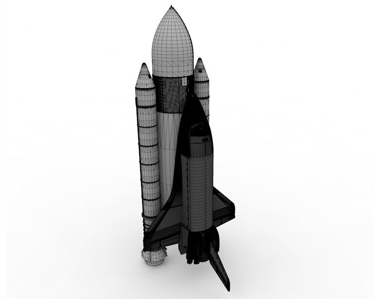 3D model Space Shuttle