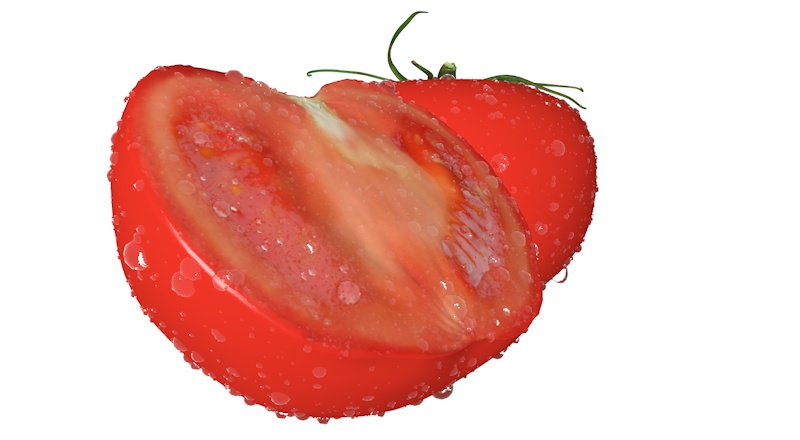 Tomato 3d model vegetables fruit