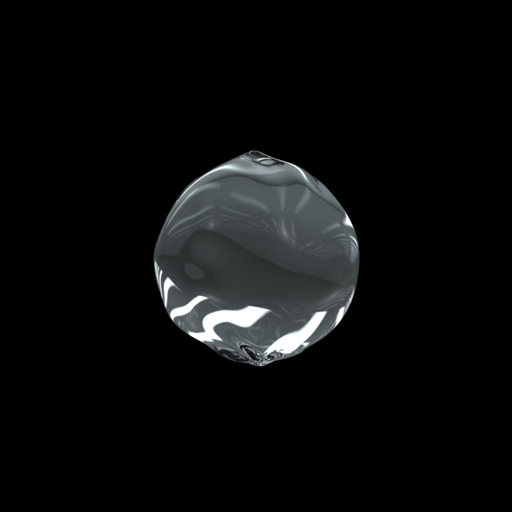 water drop 3d animation