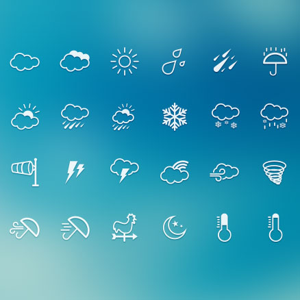 Weather icon ai adobe illustrator vector