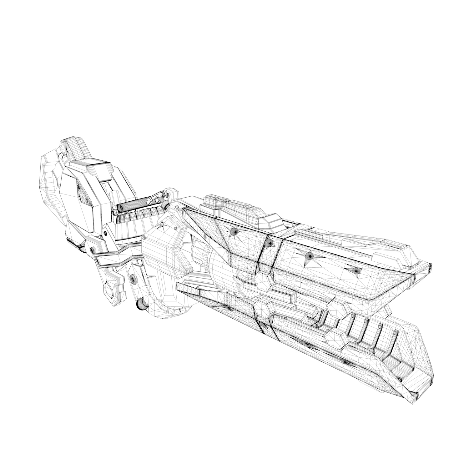 Zarya våpen 3d modell