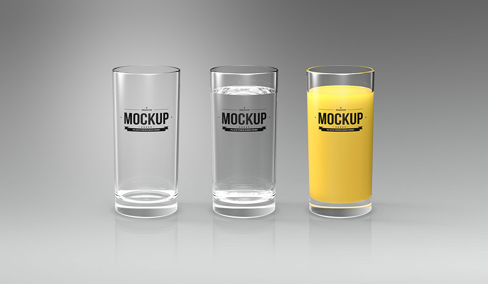 Glasses Logo Mockup Pack photoshop psd