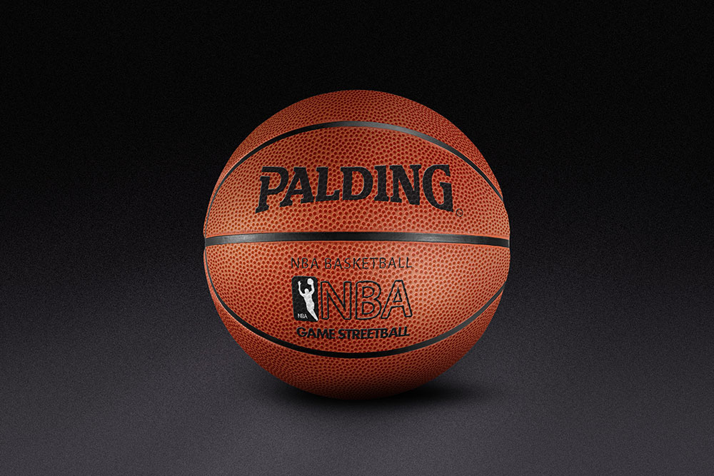 basketball mock up Classic color photoshop psd