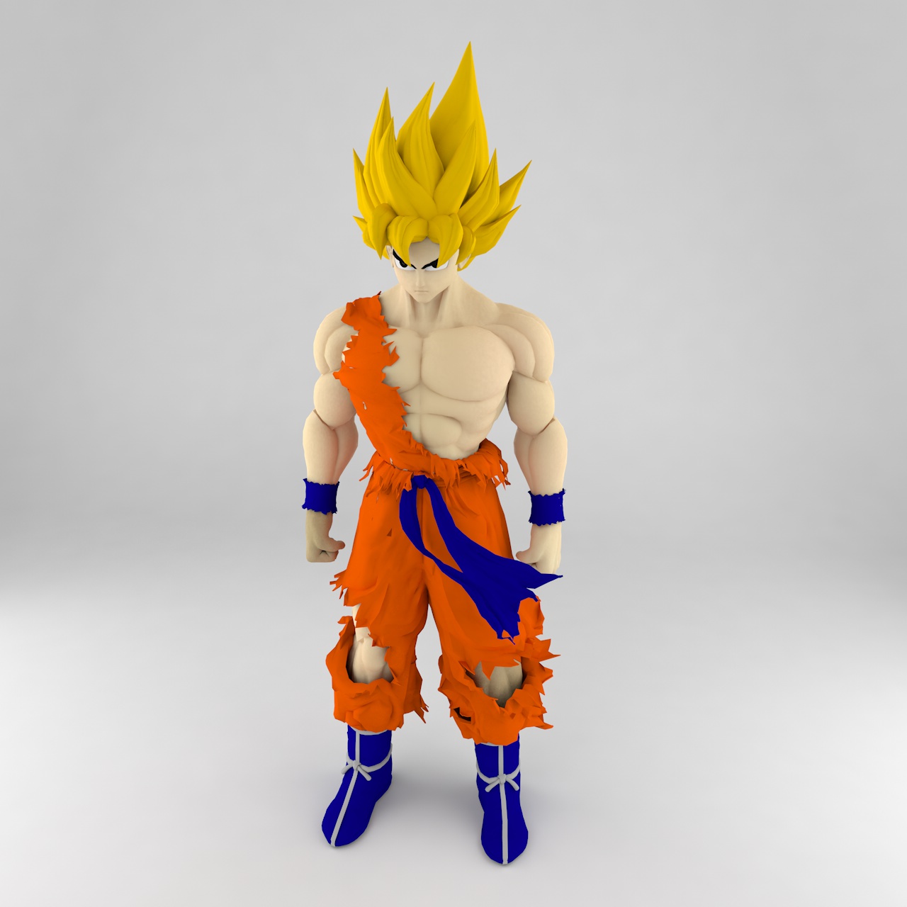 Sun Goku dragon ball 3d modeli