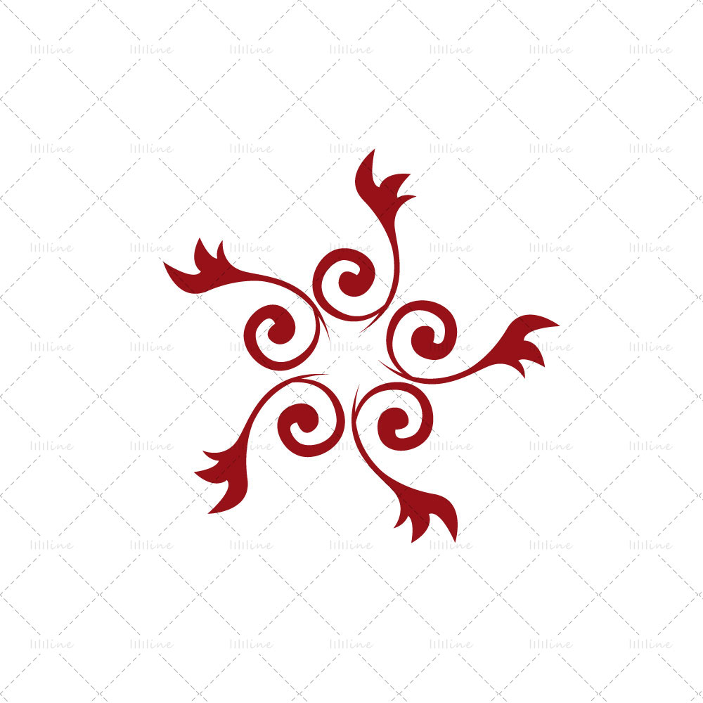 kedvező felhők virág totem tattoo pattern vi eps pdf