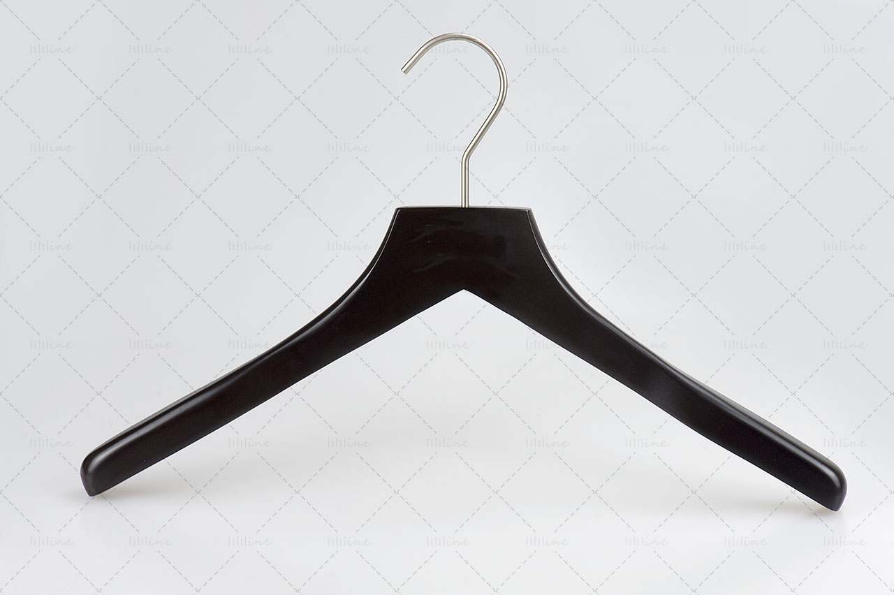 Black plastic hanger photo