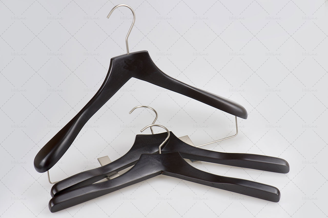 Black plastic hanger photo