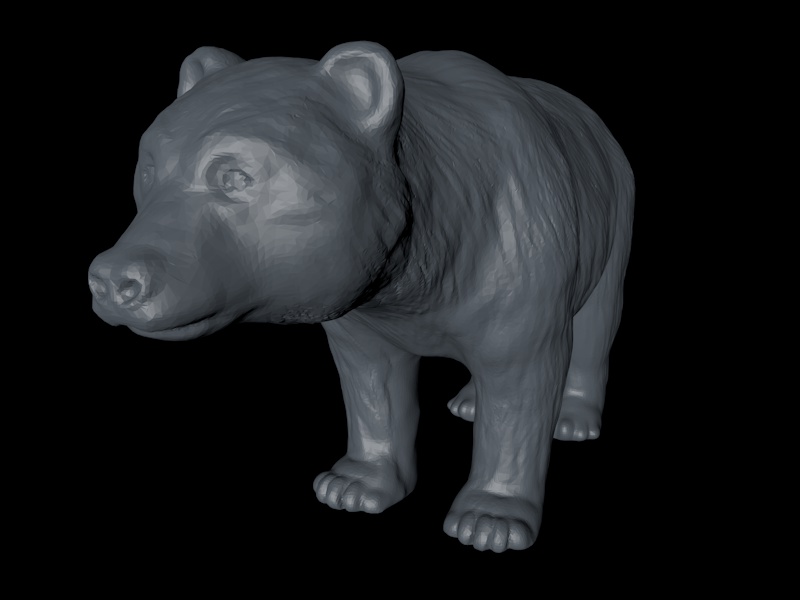 Bear 3d utskrift modell