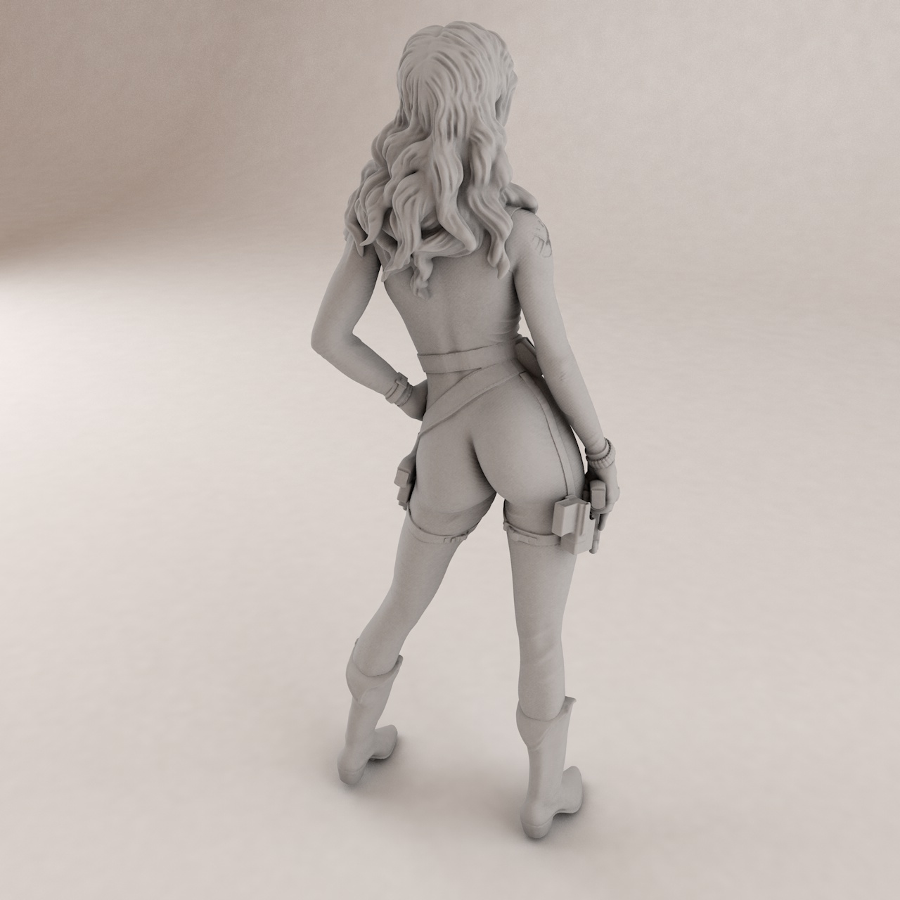 3D-Druckmodell der schwarzen Witwe
