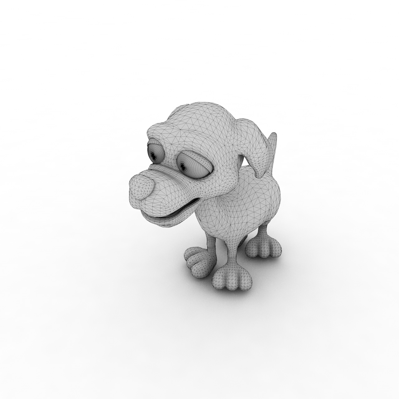 Cute Dog 3D印刷モデル