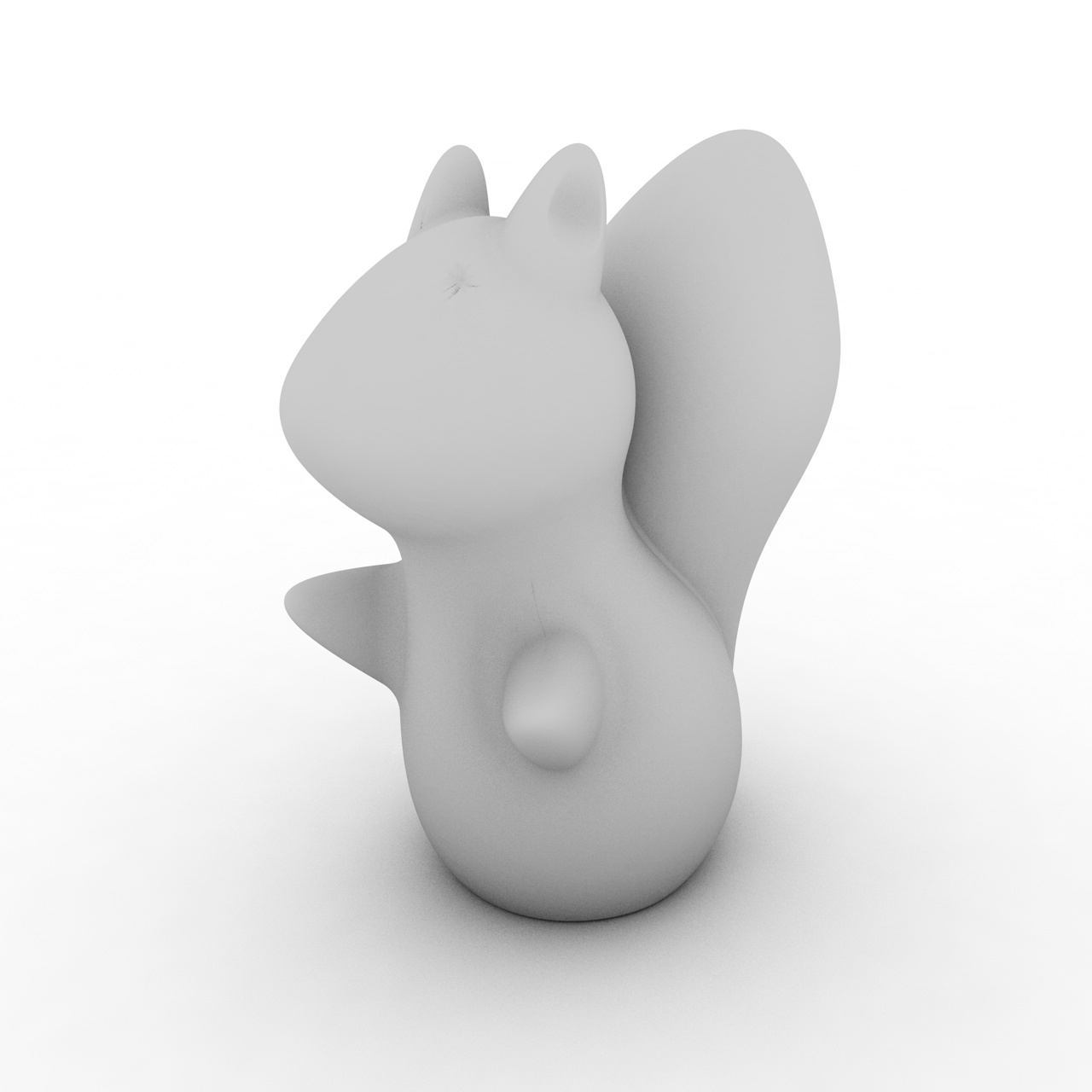 3D модел за печат на сладка катеричка