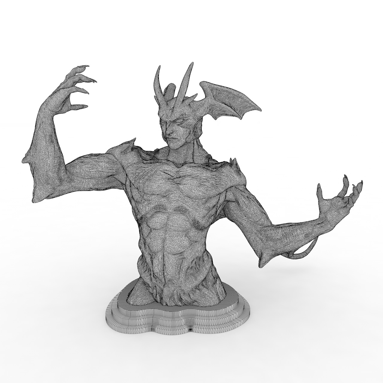 Modelo de impresión 3d de Devilman