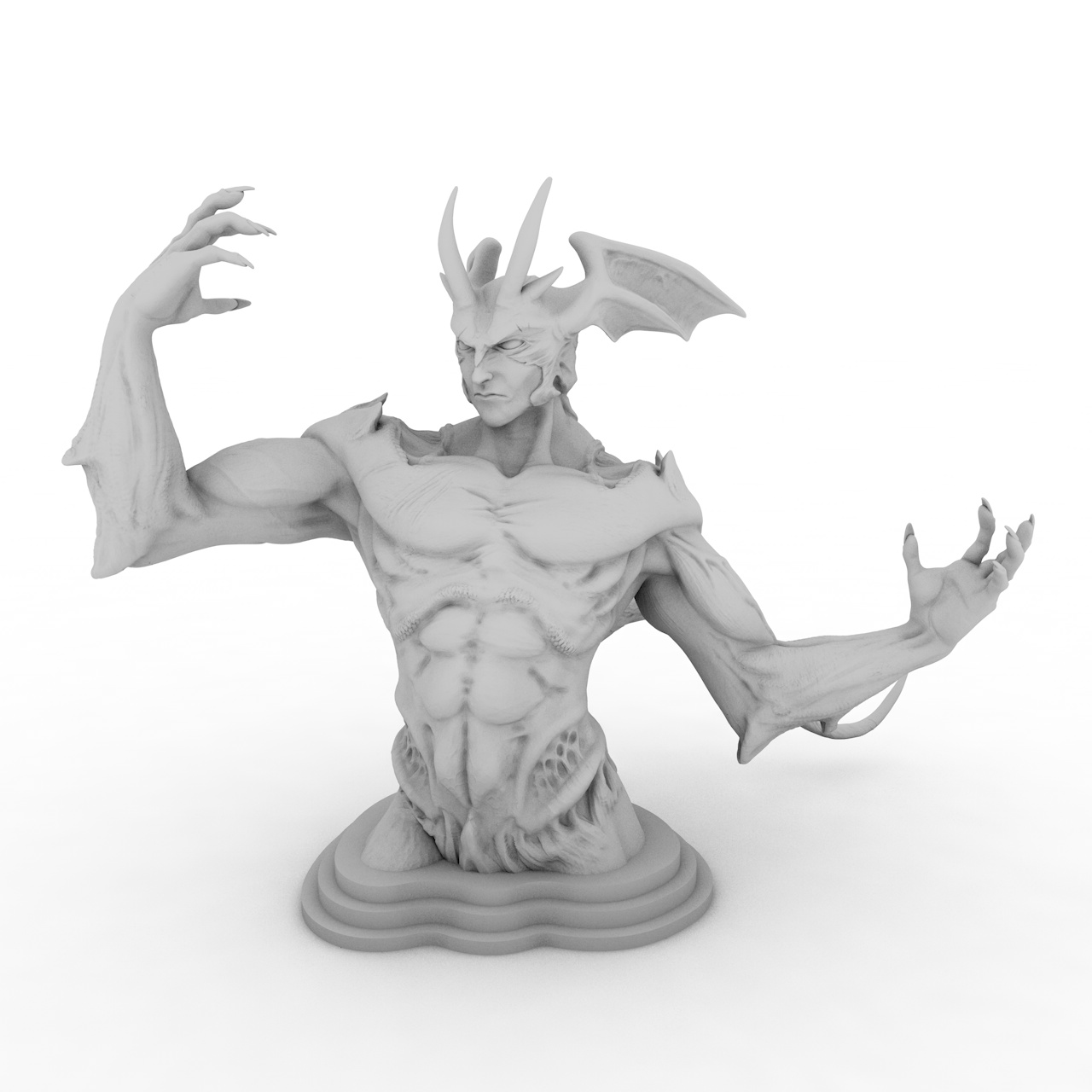 魔鬼3D打印模型