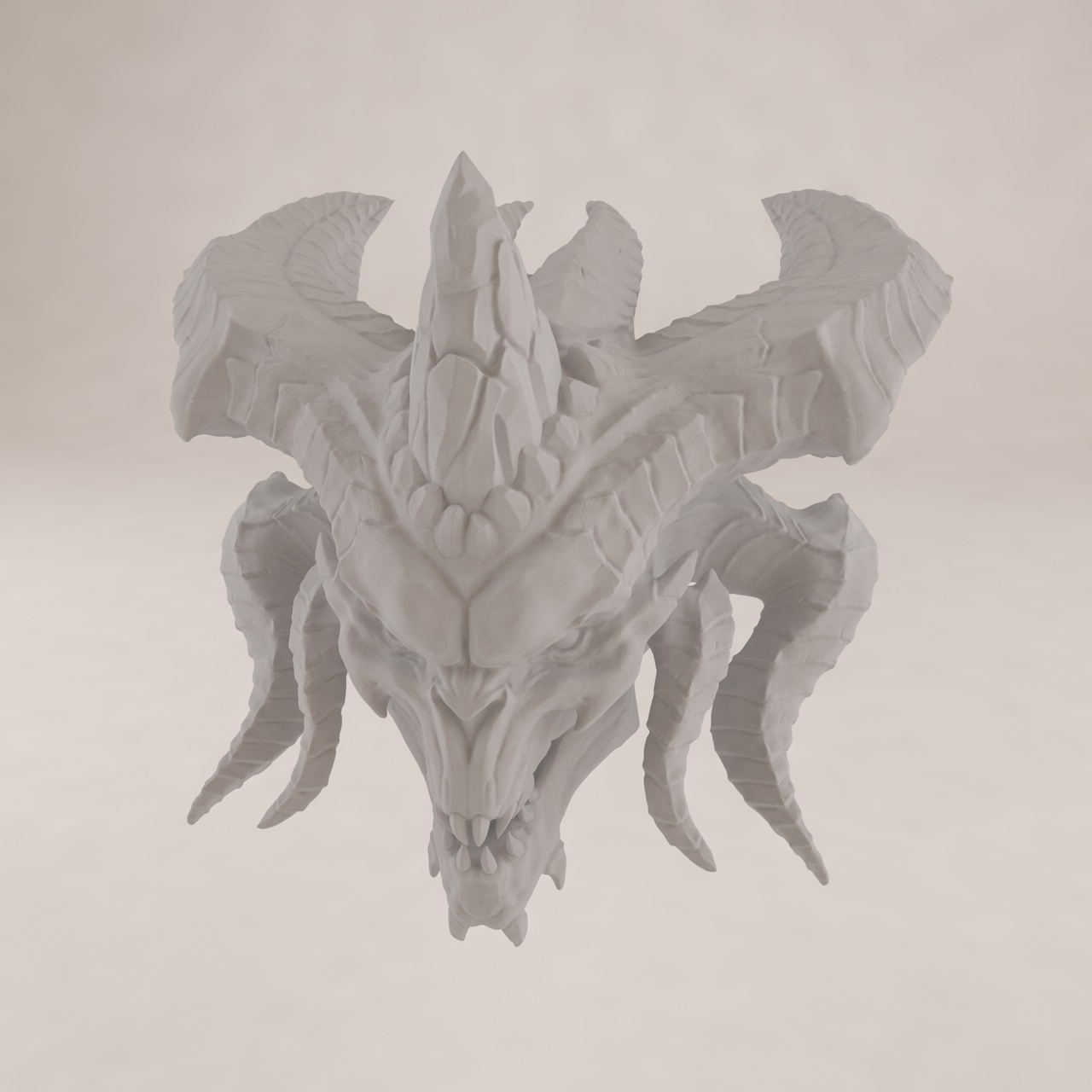 Diablo Head 3d printing model