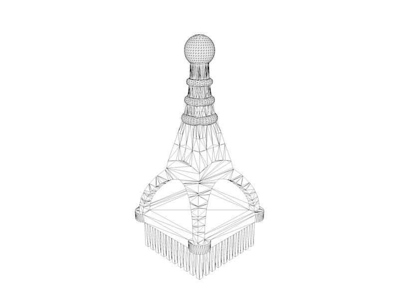 Modell des Eiffelturms 3D