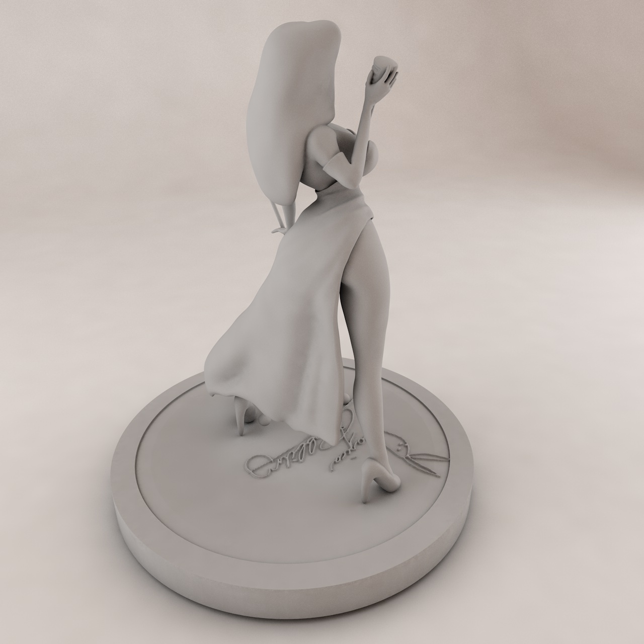 Model de imprimare 3D Jessica Rabbit