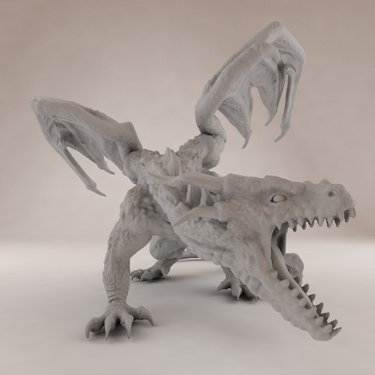 Mountain Dragon 3d printing model