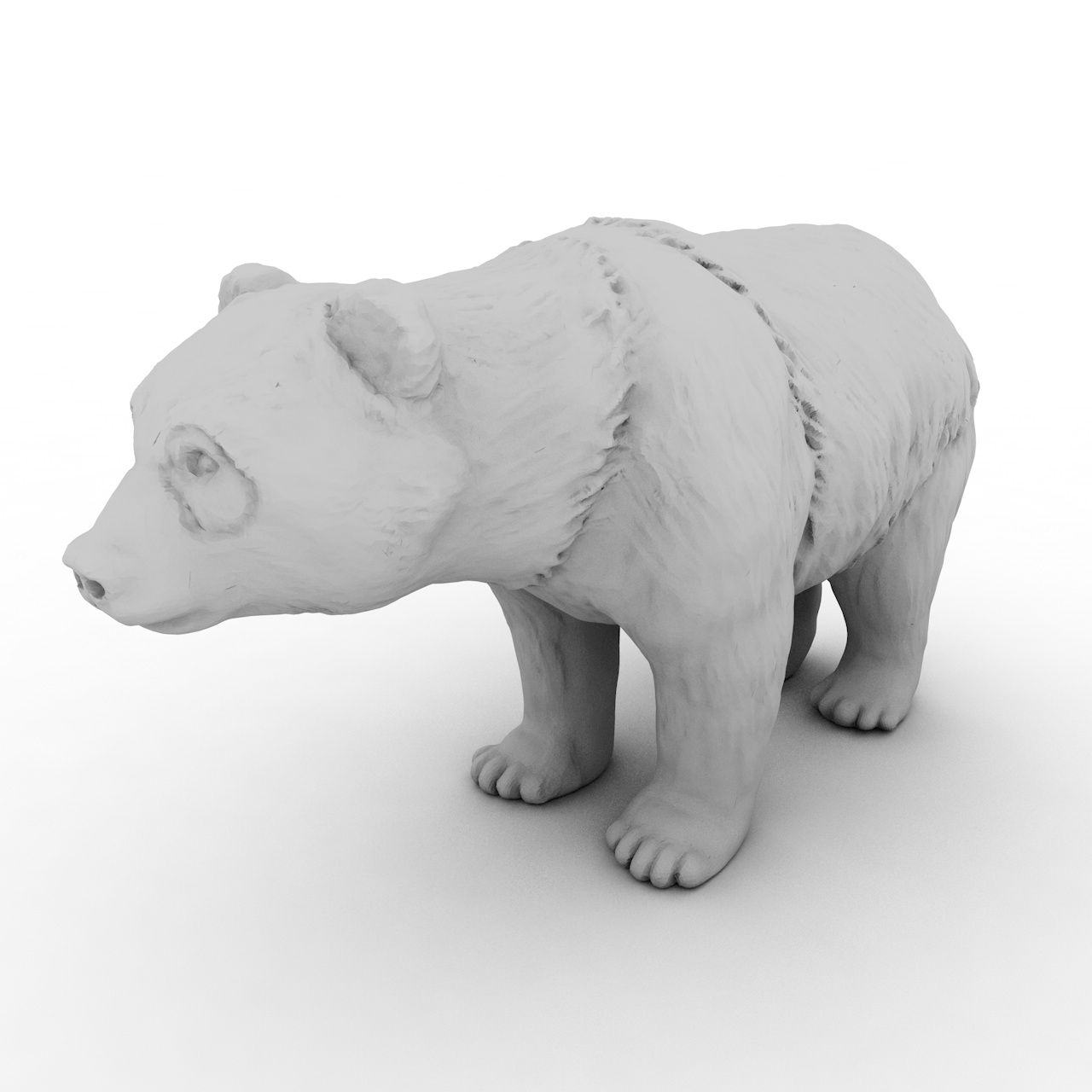 الباندا نموذج الطباعة 3D