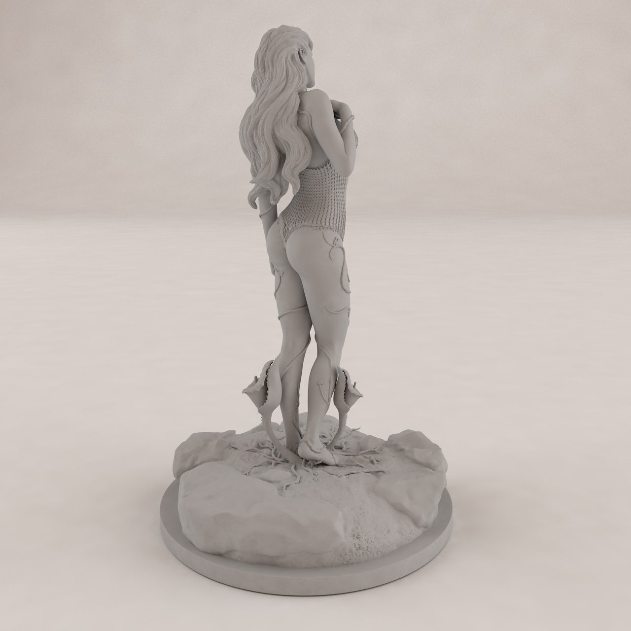 3D-printmodel van Poison Ivy