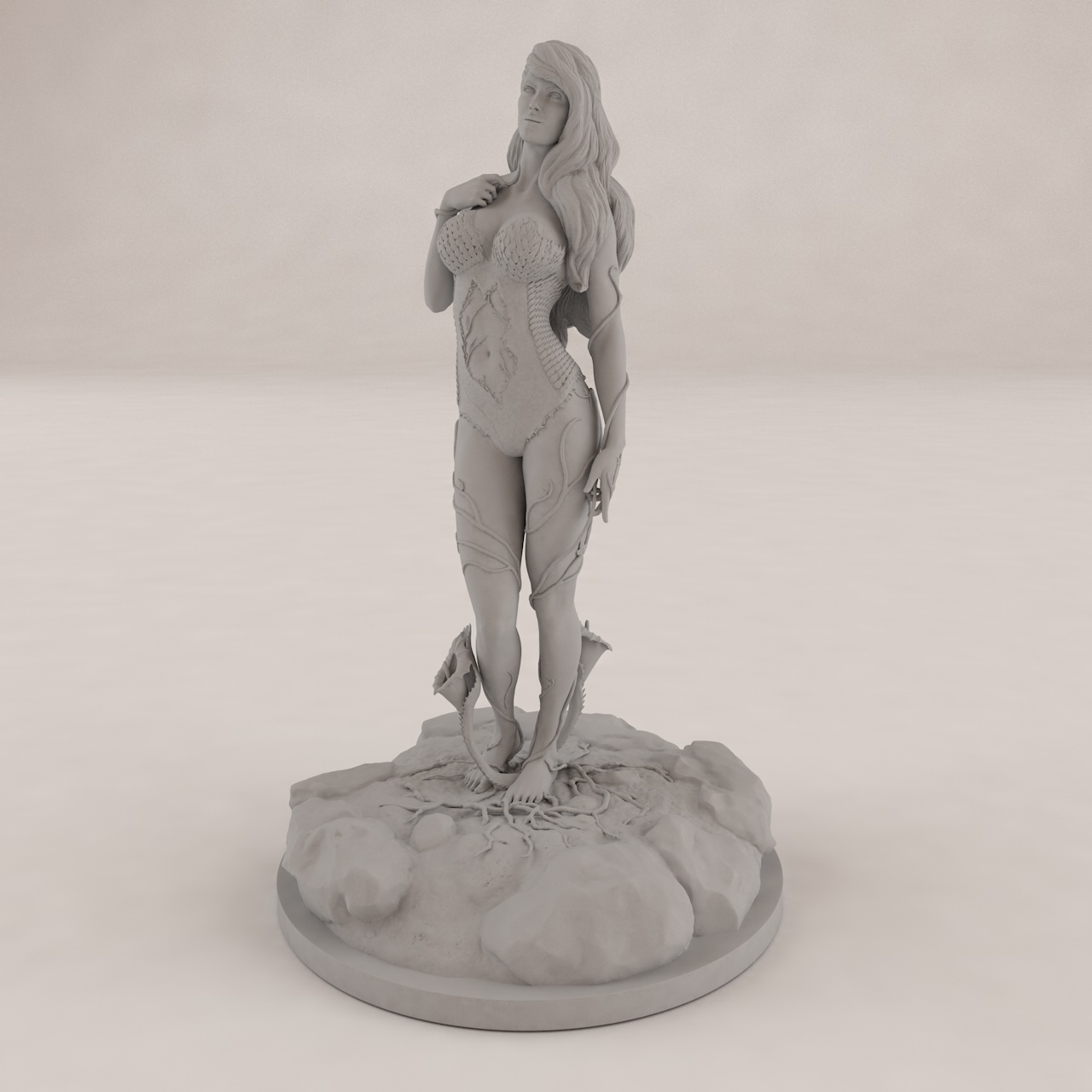 Poison Ivy modelo de impressão 3d