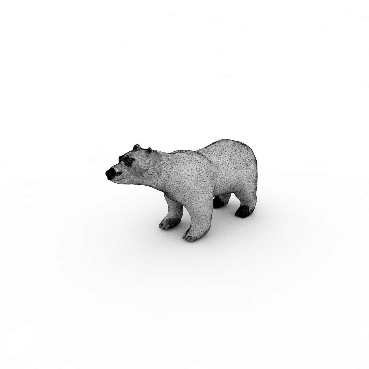 Polar Bear 3d printing model