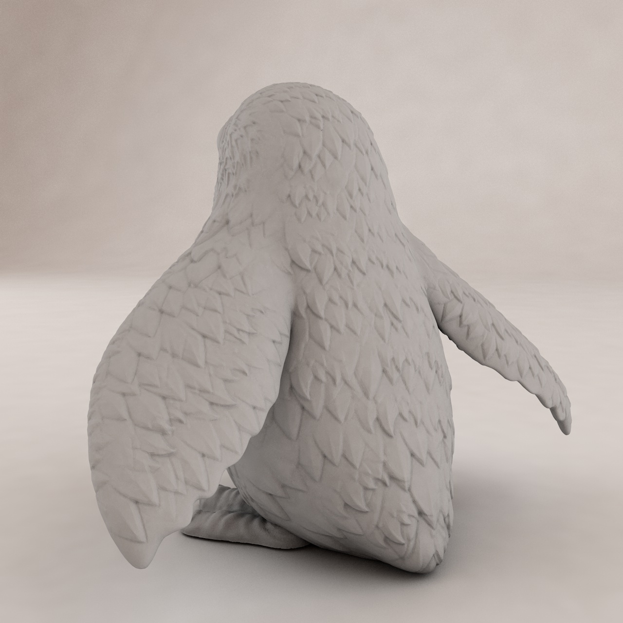 Porg 3D打印模型
