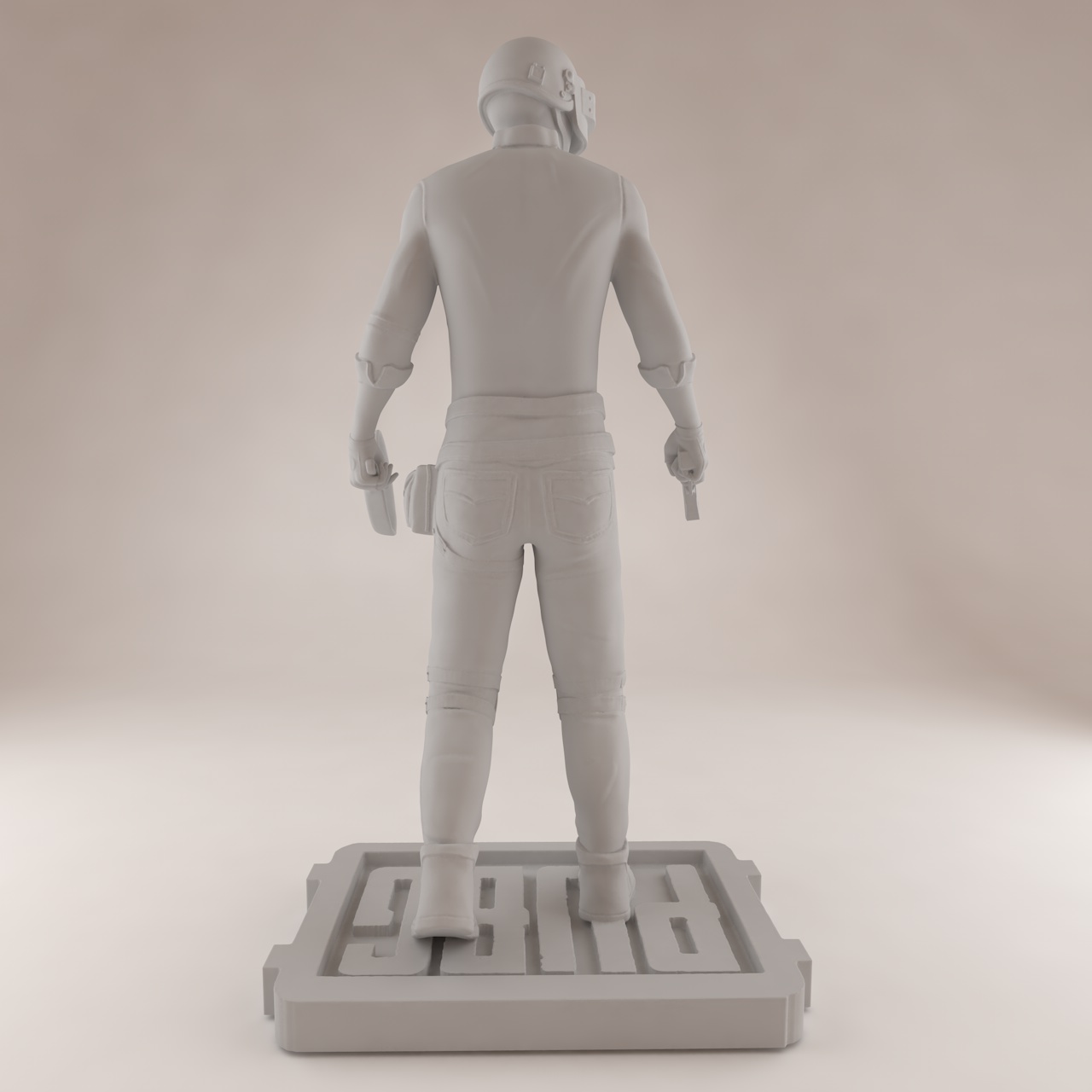 PUBG Figure 3d printing model