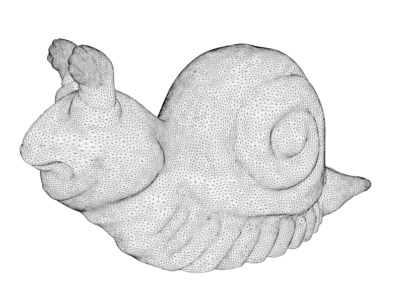 Cartoon Snail 3d printing model