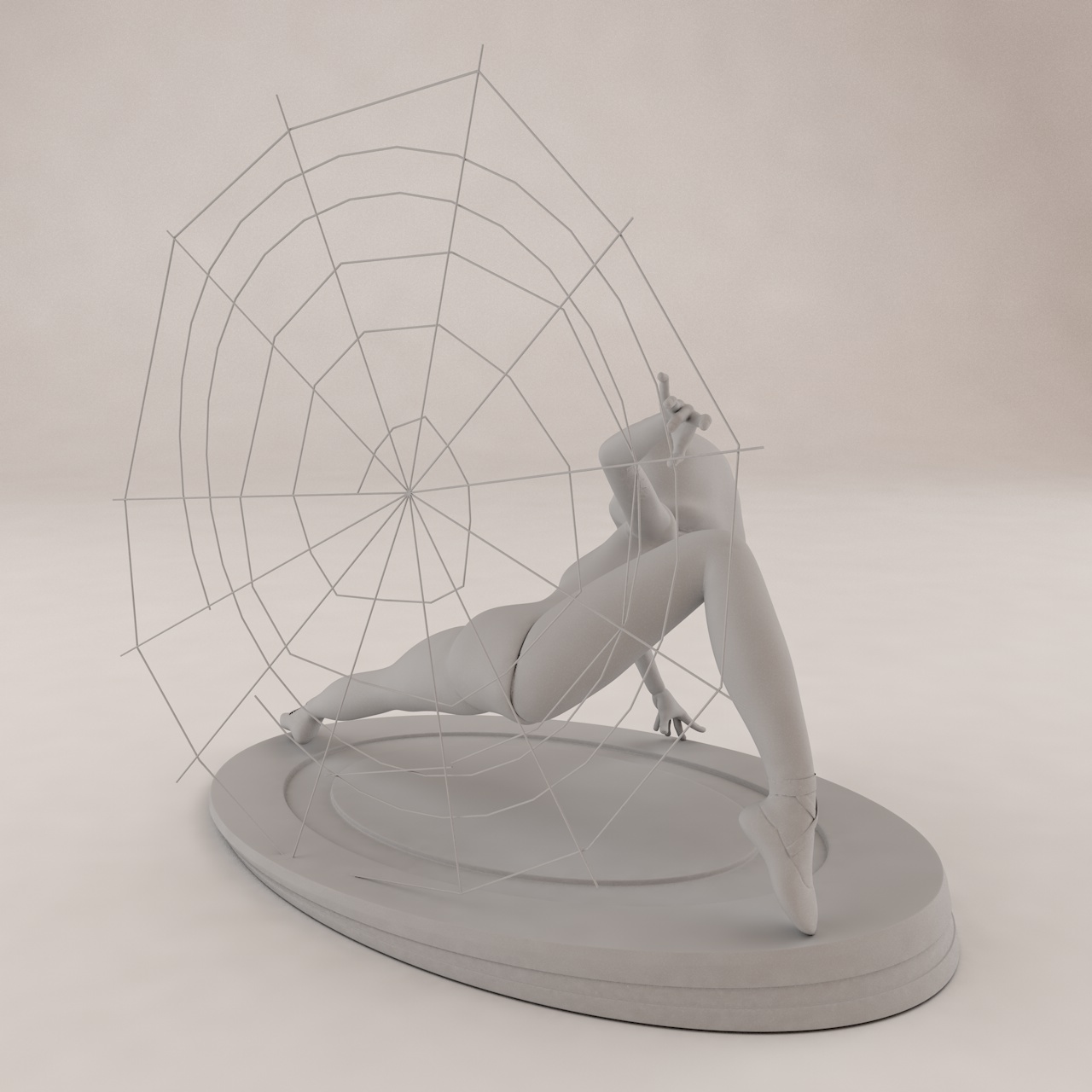 Spider Woman Gwen Stacy 3D model tisku