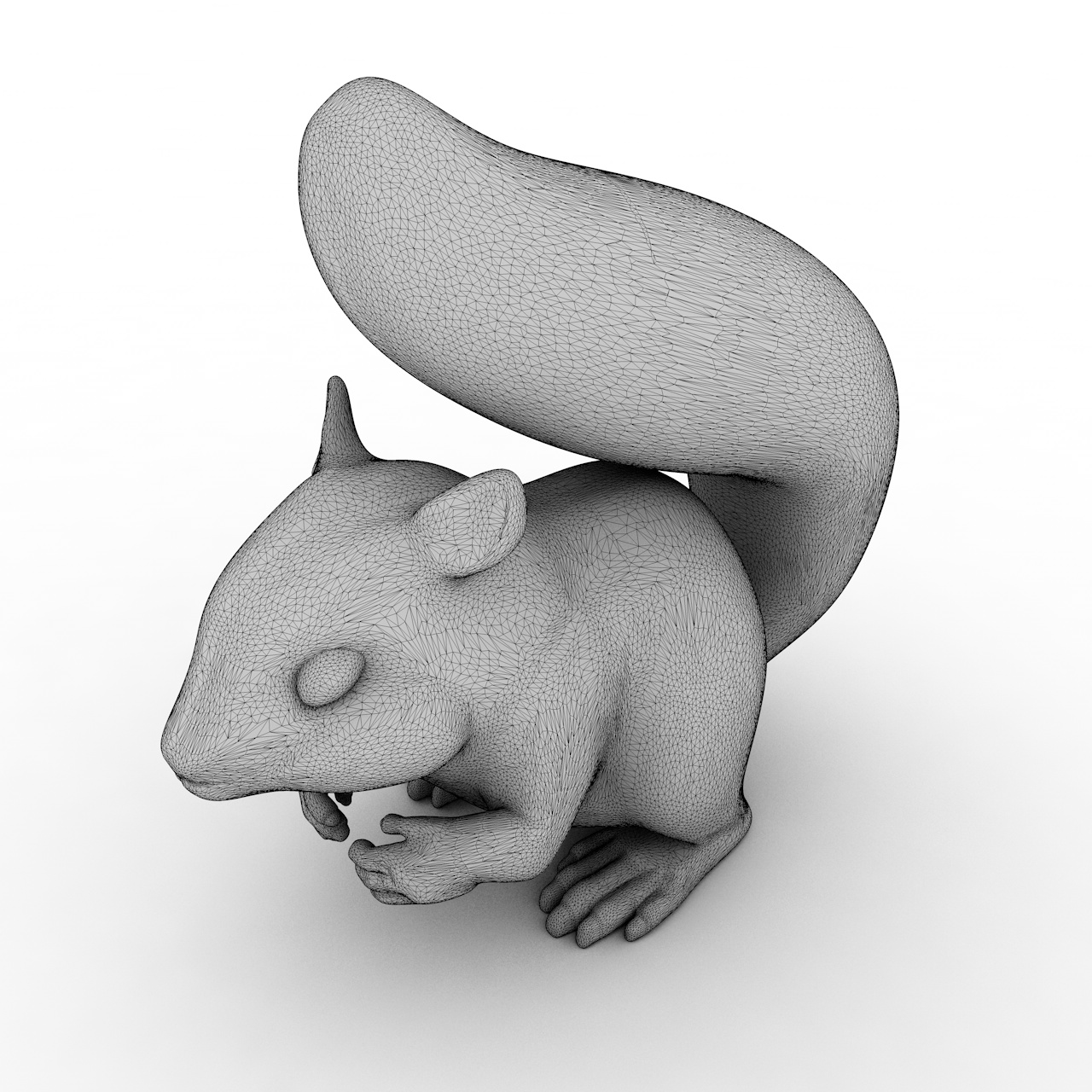 Squirrel 3d printing model