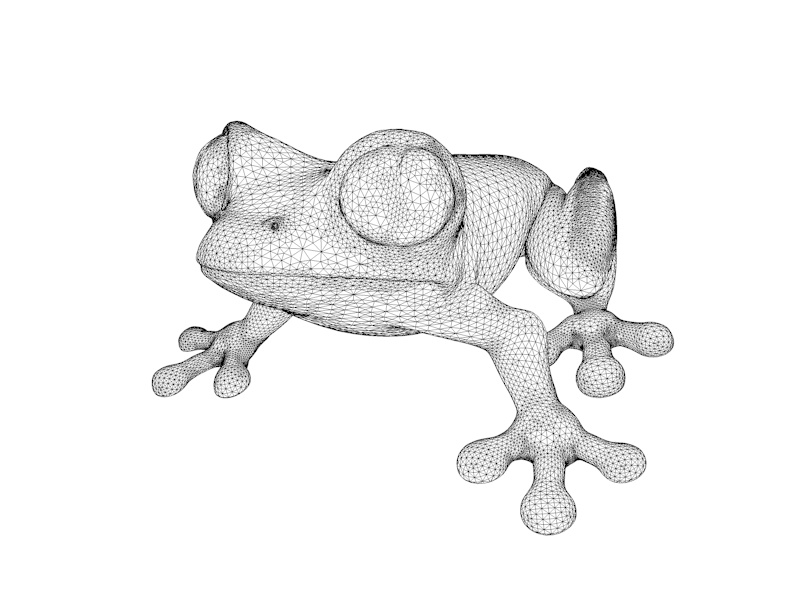 Модель 3d-модели Frog Frog