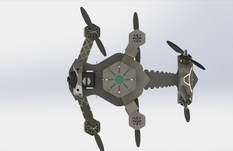 3D model tiskanja UAV