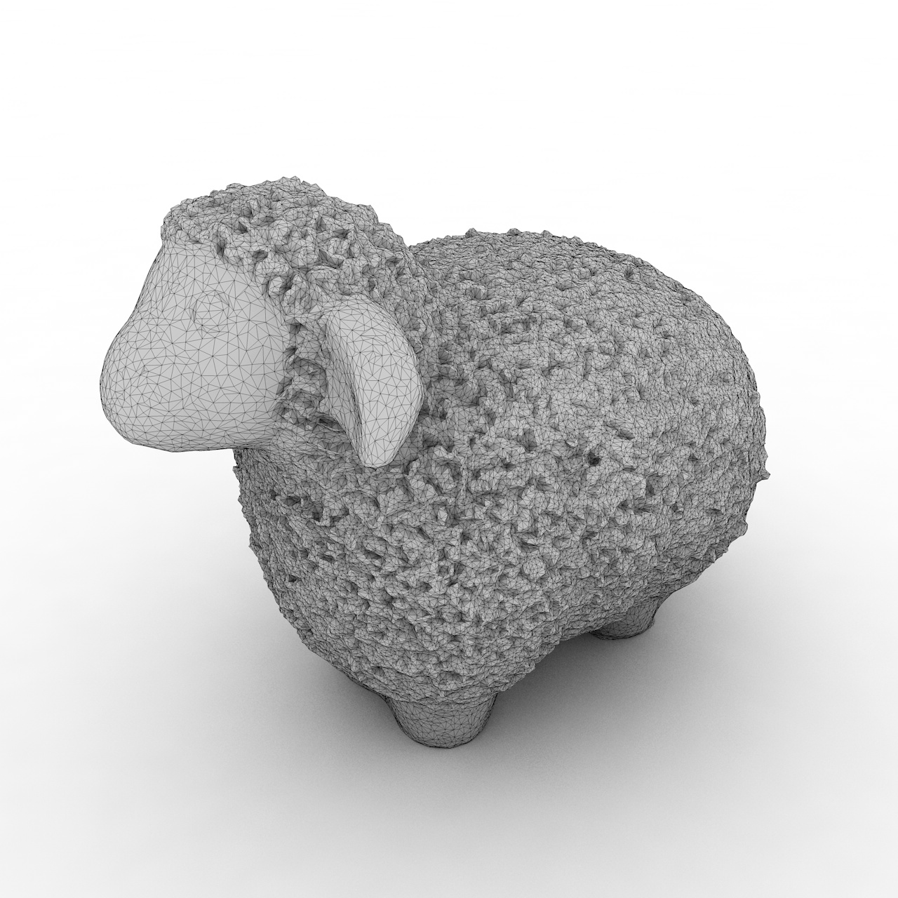 3D model tiskanja Wooly Sheep