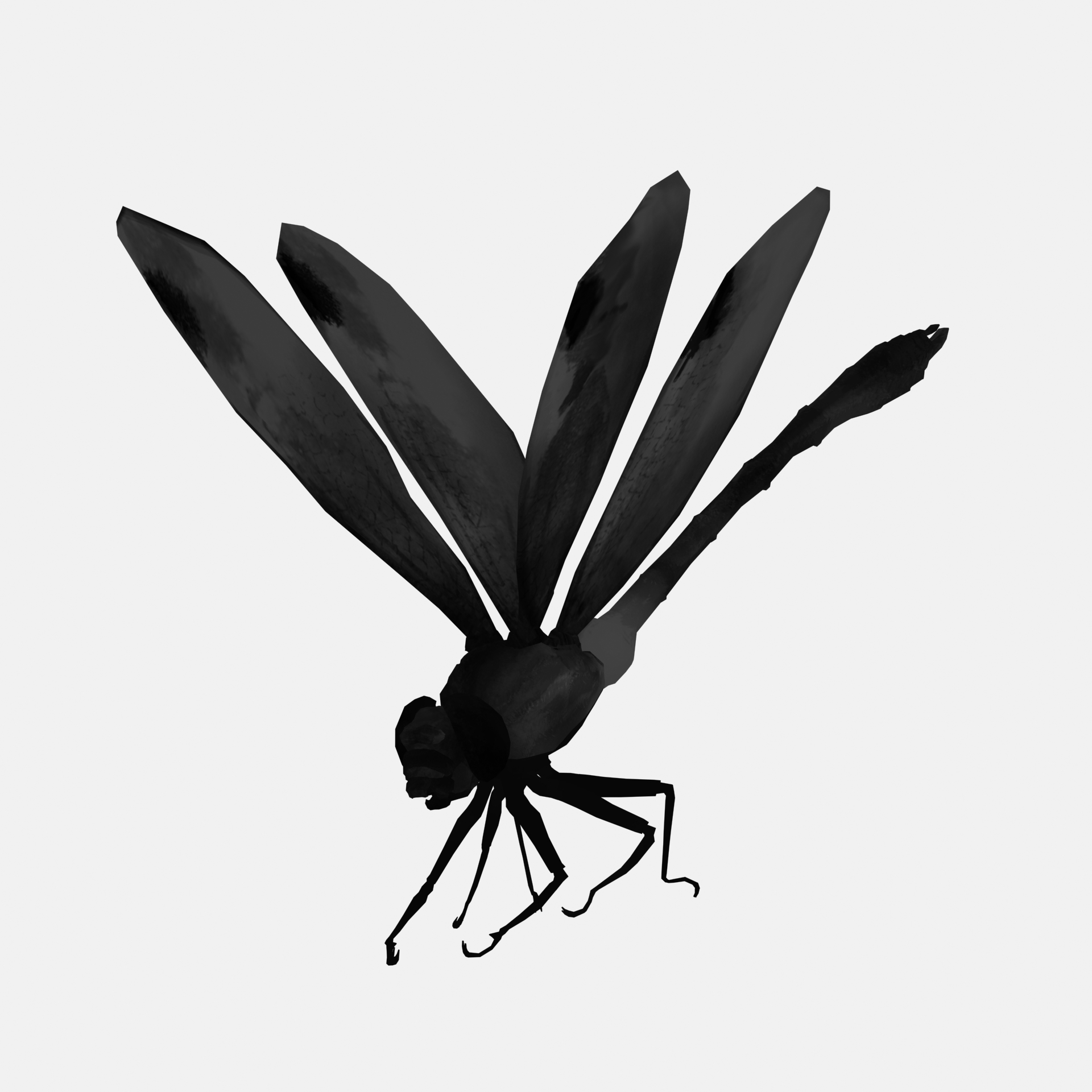 Ink material Dragonfly 3D model