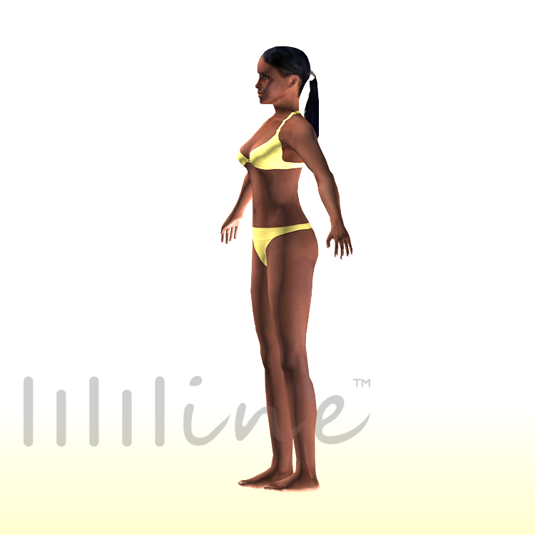 Modello 3D Sexy Bikini Girl