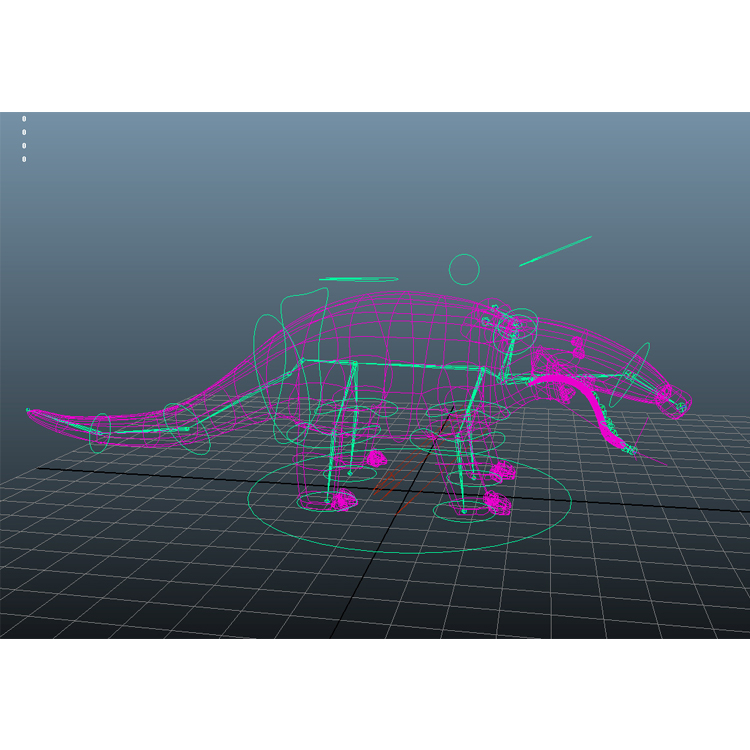 食蚁兽3D卡通模型(动物类--0043)