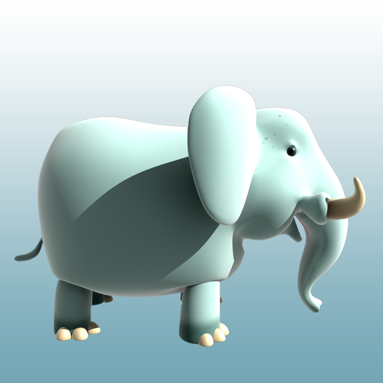 حیوانات مدل 3D کارتون - 0036