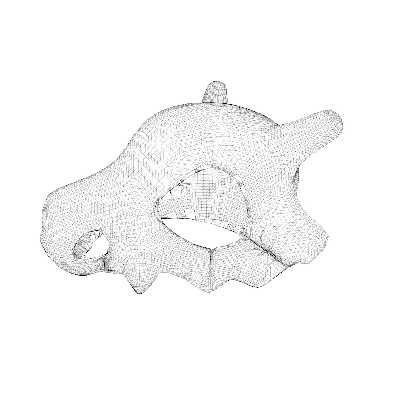 Cubone 3D nyomtatási modell