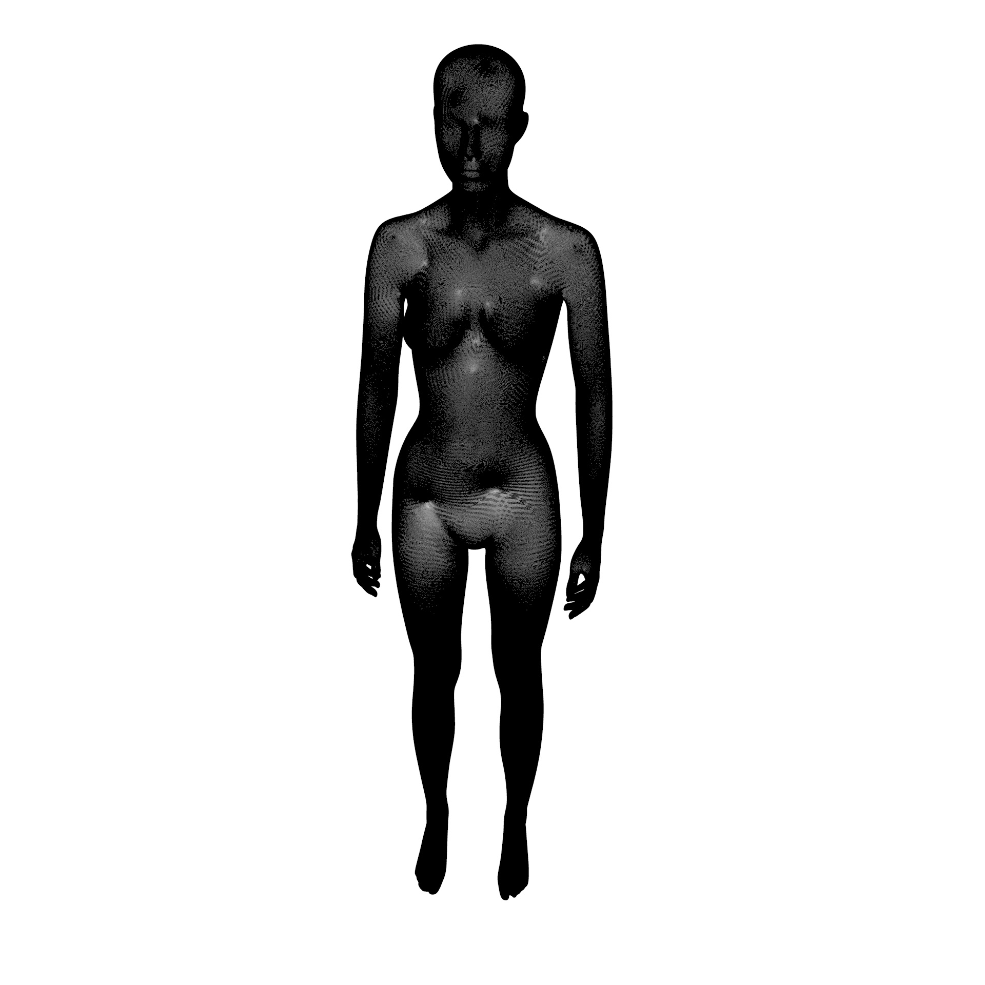 Modèle d'impression 3D mannequin femme adulte