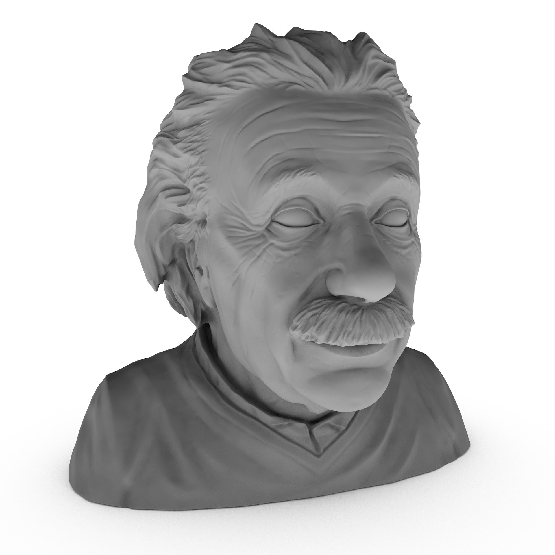 Albert Einstein modèle d'impression 3D