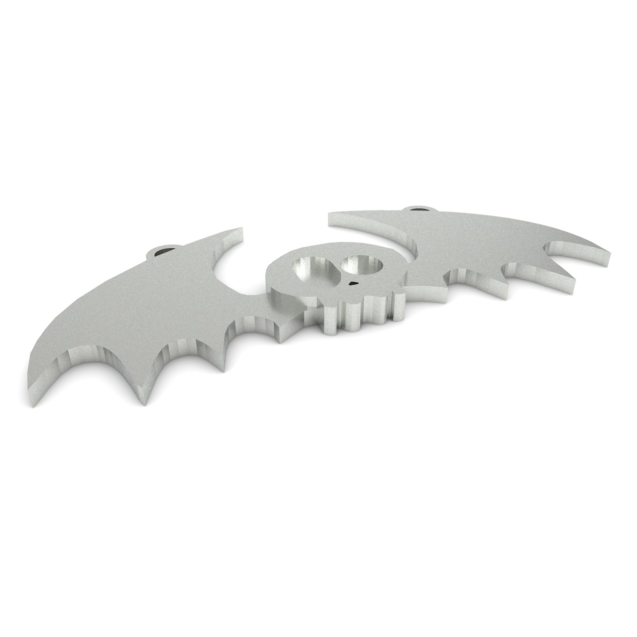 Colgante de calavera de murciélago modelo de impresión 3d