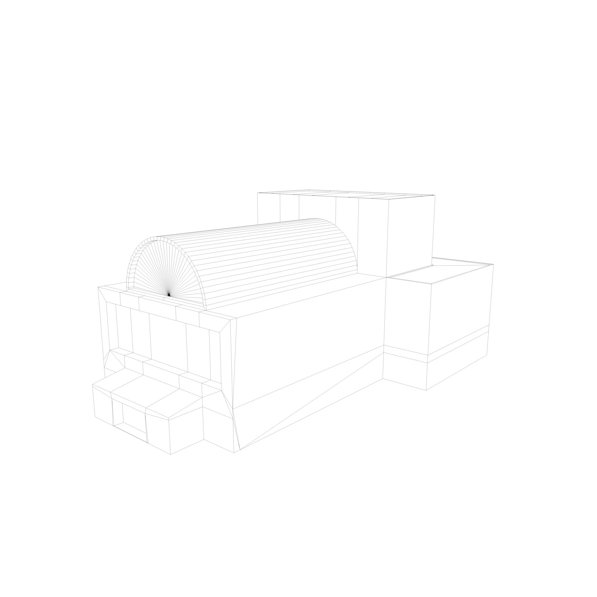 3Д модел цртане куће