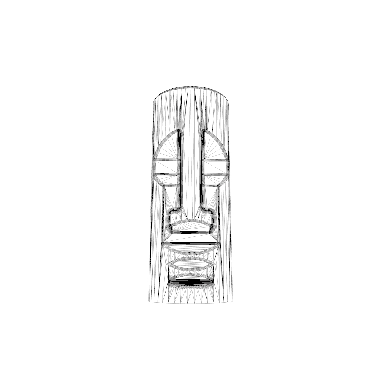Húsvéti moai 3d nyomtatási modell