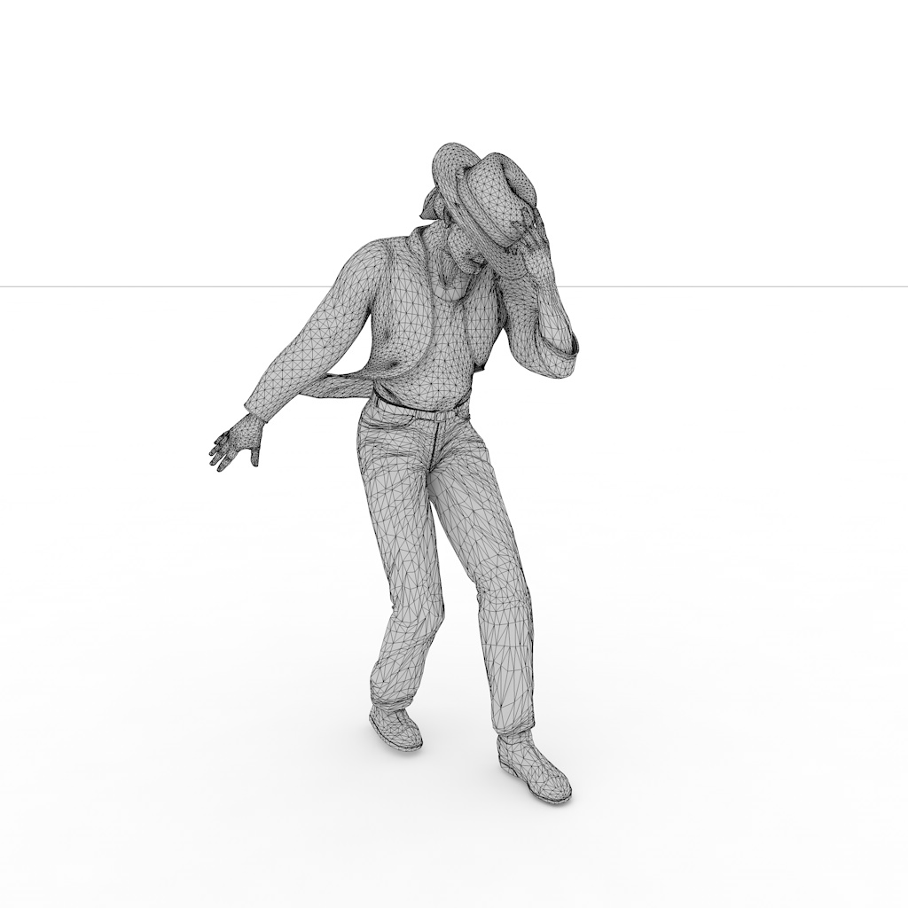 Michael Jackson 3D-model
