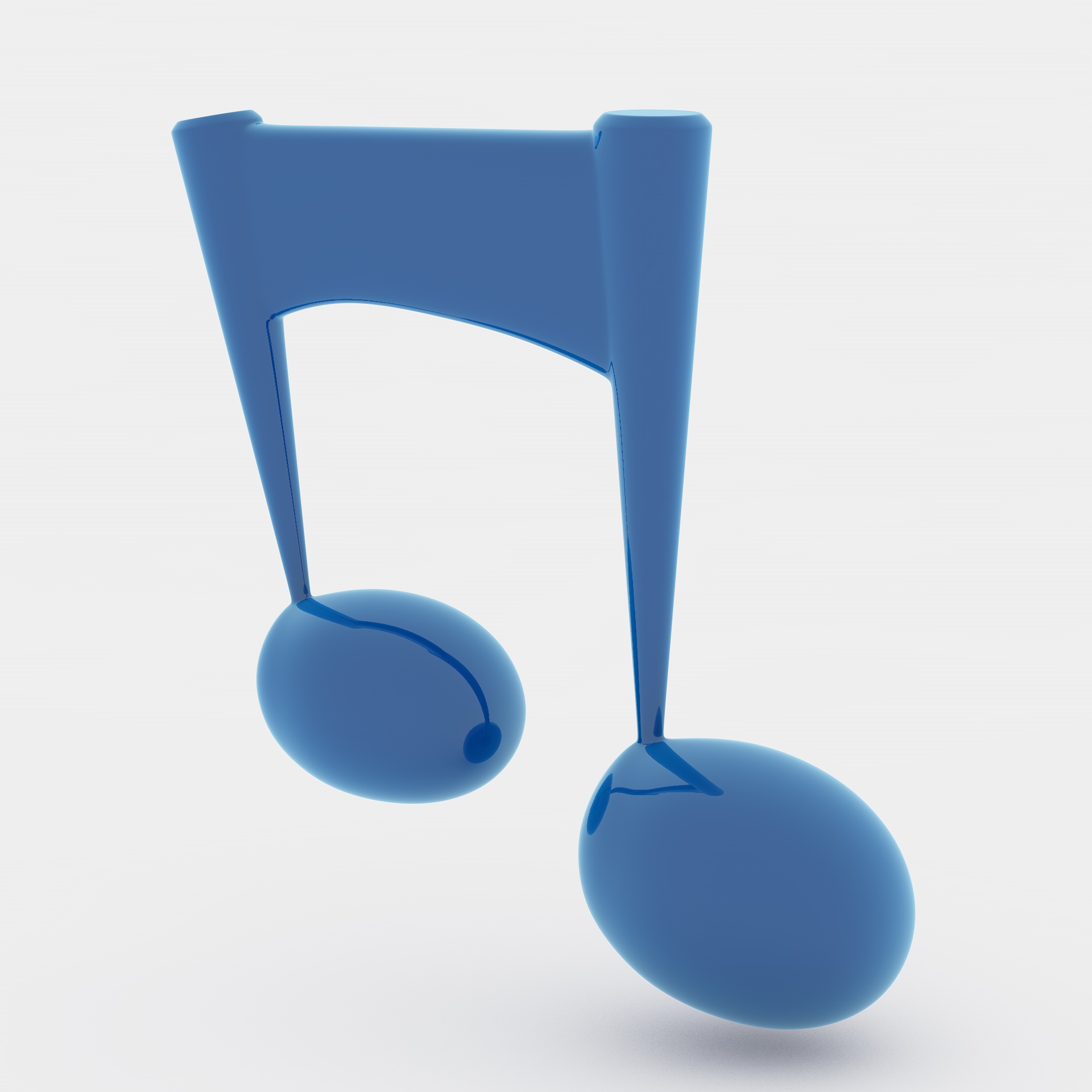 音乐五线谱音符3D模型