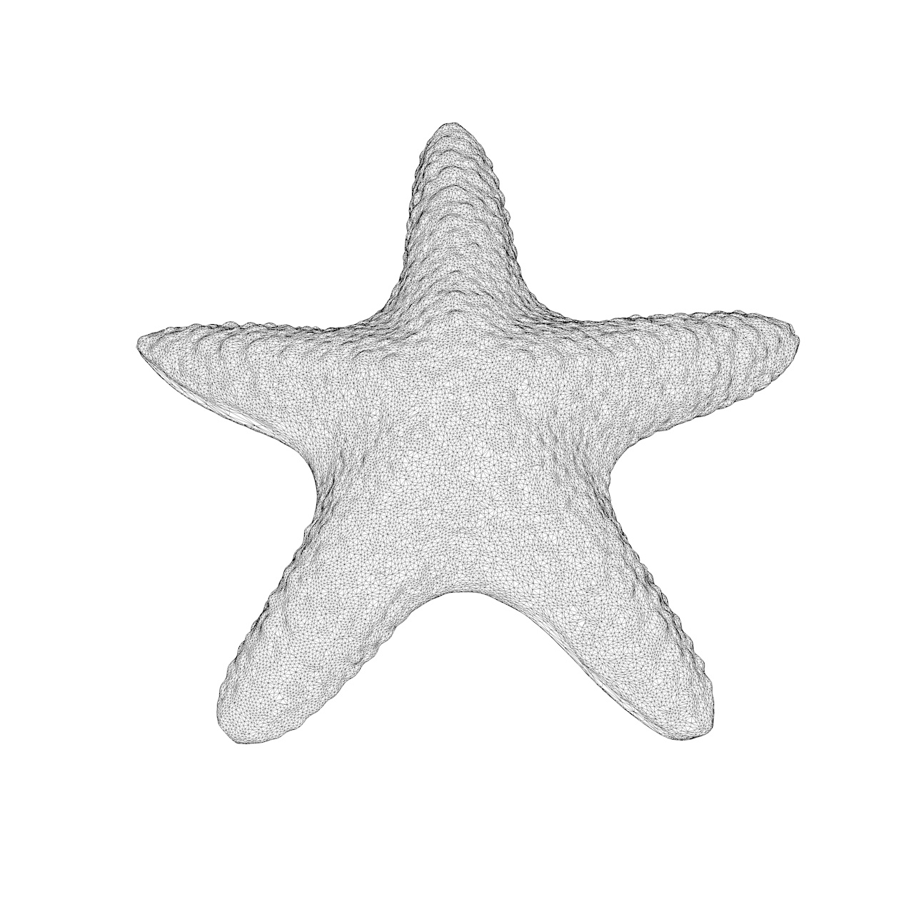 مدل چاپ سه بعدی ستاره دریایی