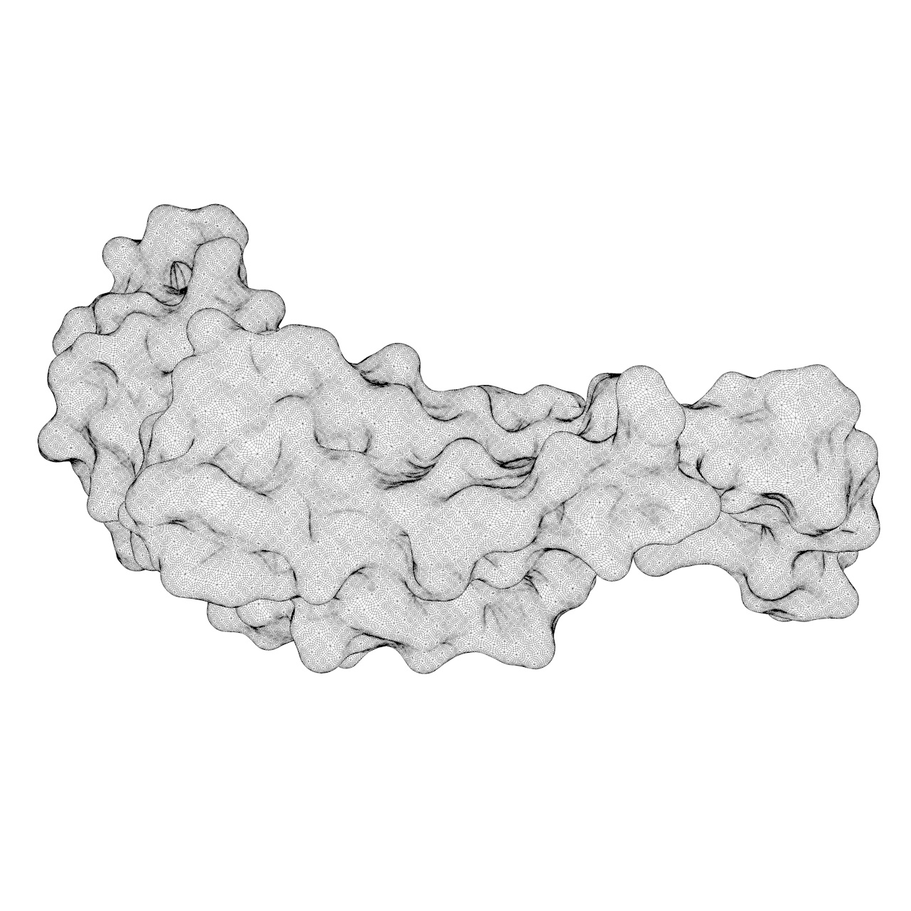 نموذج الطباعة ثلاثية الأبعاد لفيروس موزاييك التبغ TMV