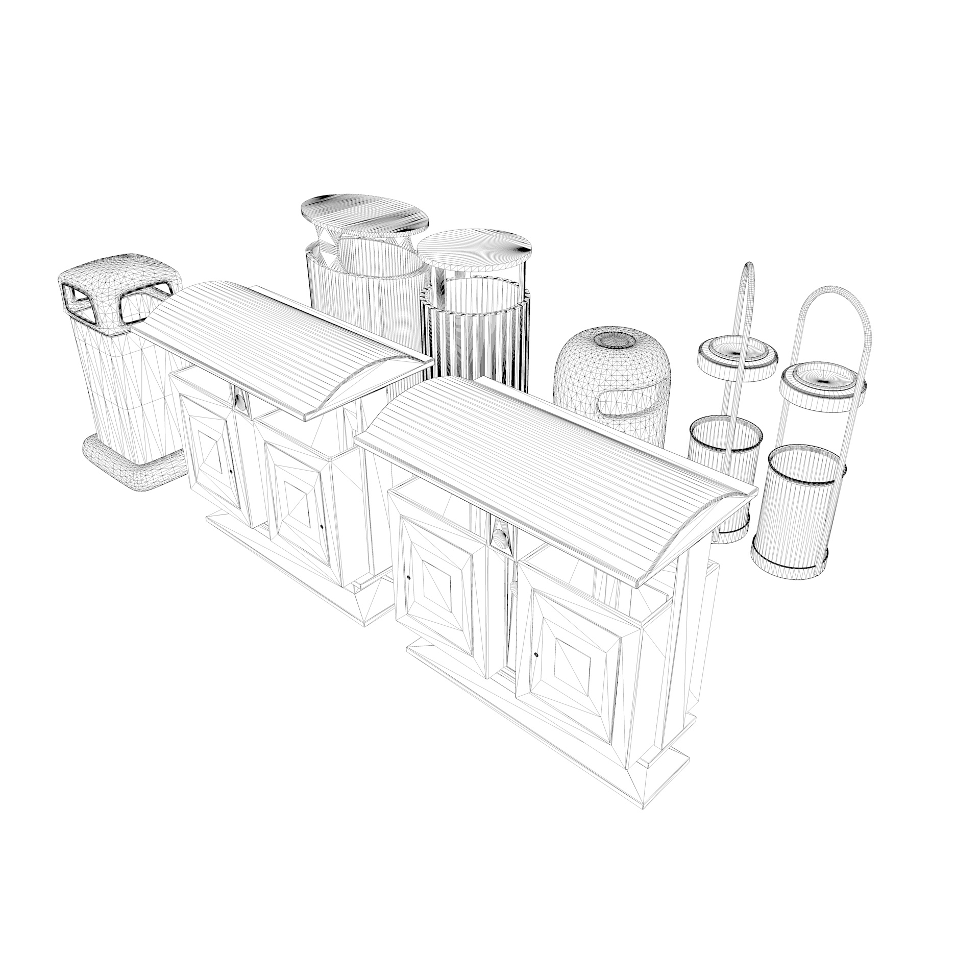 3Д модел канте за смеће