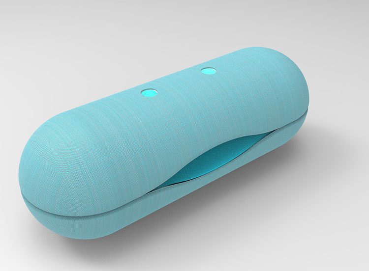 Portable Bluetooth Speaker Industrial Design 3D Model