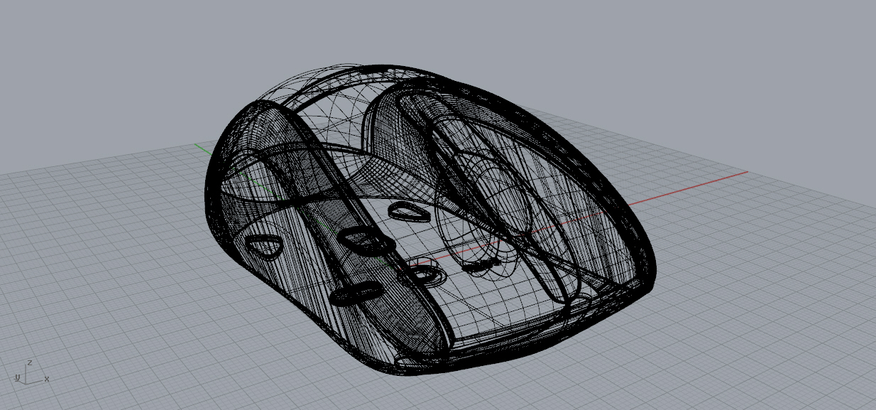 Mouse 3D model industrial design